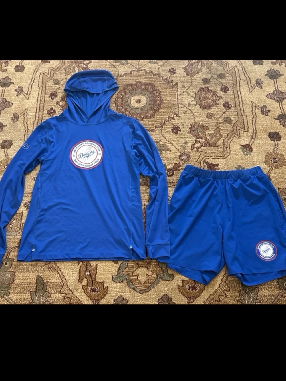 Men’s Evoshield KY Dodgers scout team top and shorts s Small